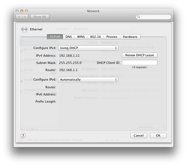 Working With Ipv6 And Mac Os X Justin Rummel Com